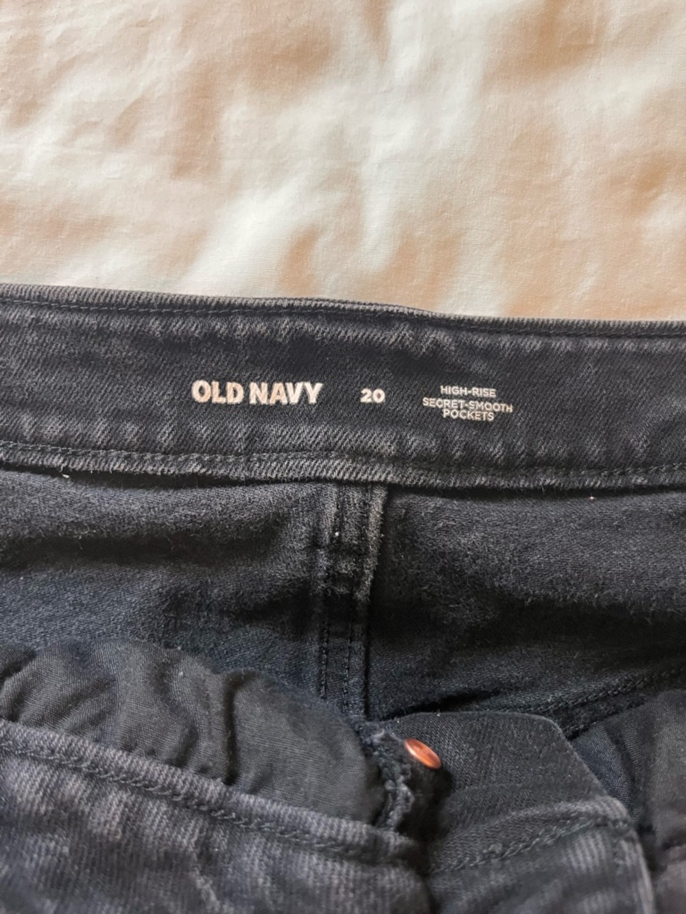 Old Navy Women's Plus Size Black Denim Skirt - 20 - Picture 8 of 10